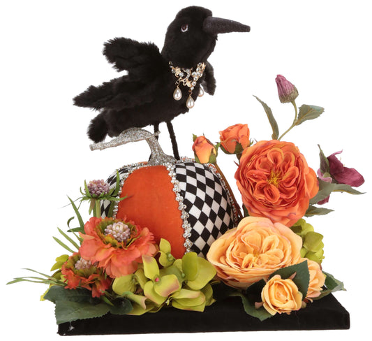 Pumpkin Crow Tablescape 16x14''