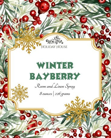 Winter Bayberry 8 oz Room spray (2 Bottles)