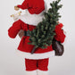 Lighted Vintage Toy Bag Santa