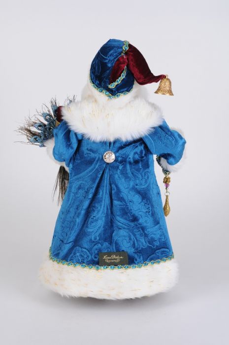 Jeweled Peacock Santa