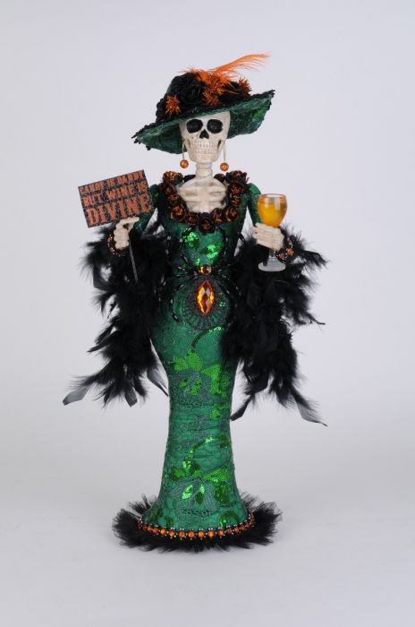 Wine Divine Lady Skeleton