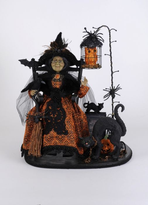 Lighted Spooky Story Teller Witch