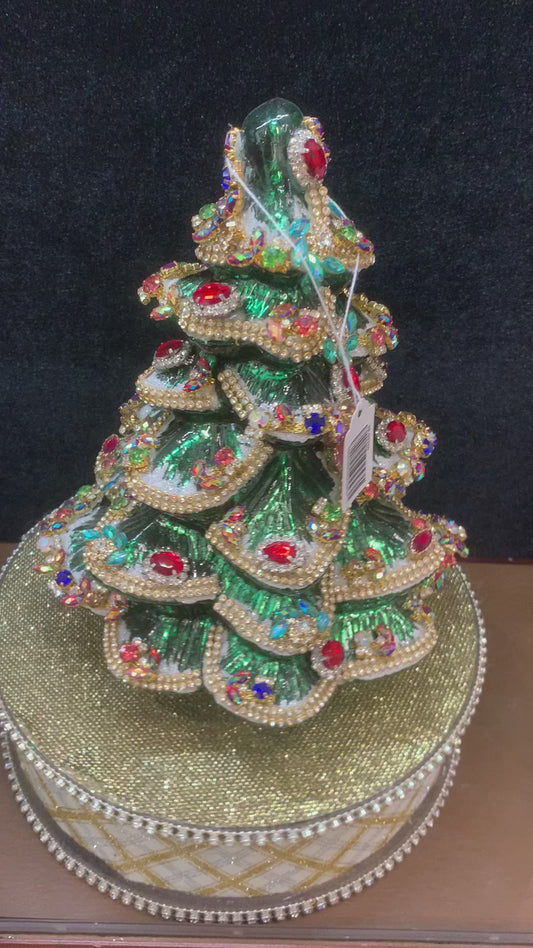 Christmas Tree LED 10'', Jeweled Tree