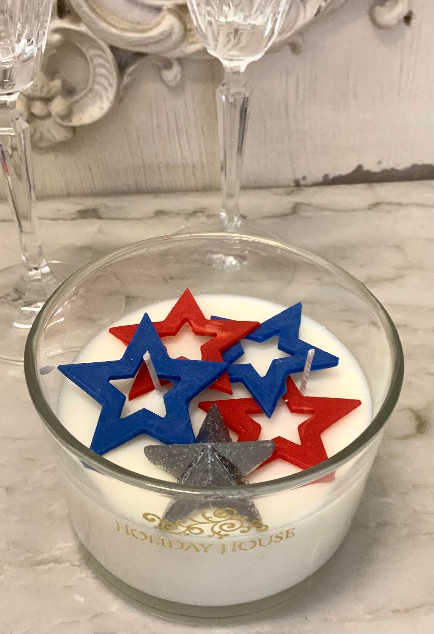 3D Patriotic Candle