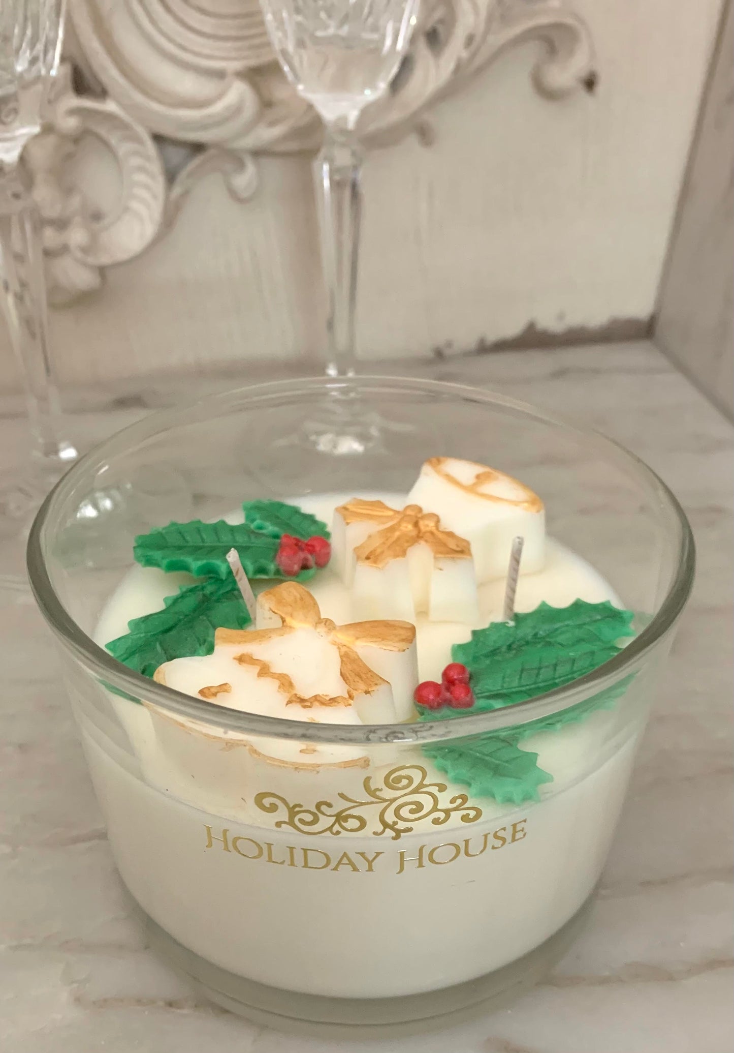 3D Christmas Bayberry Candle