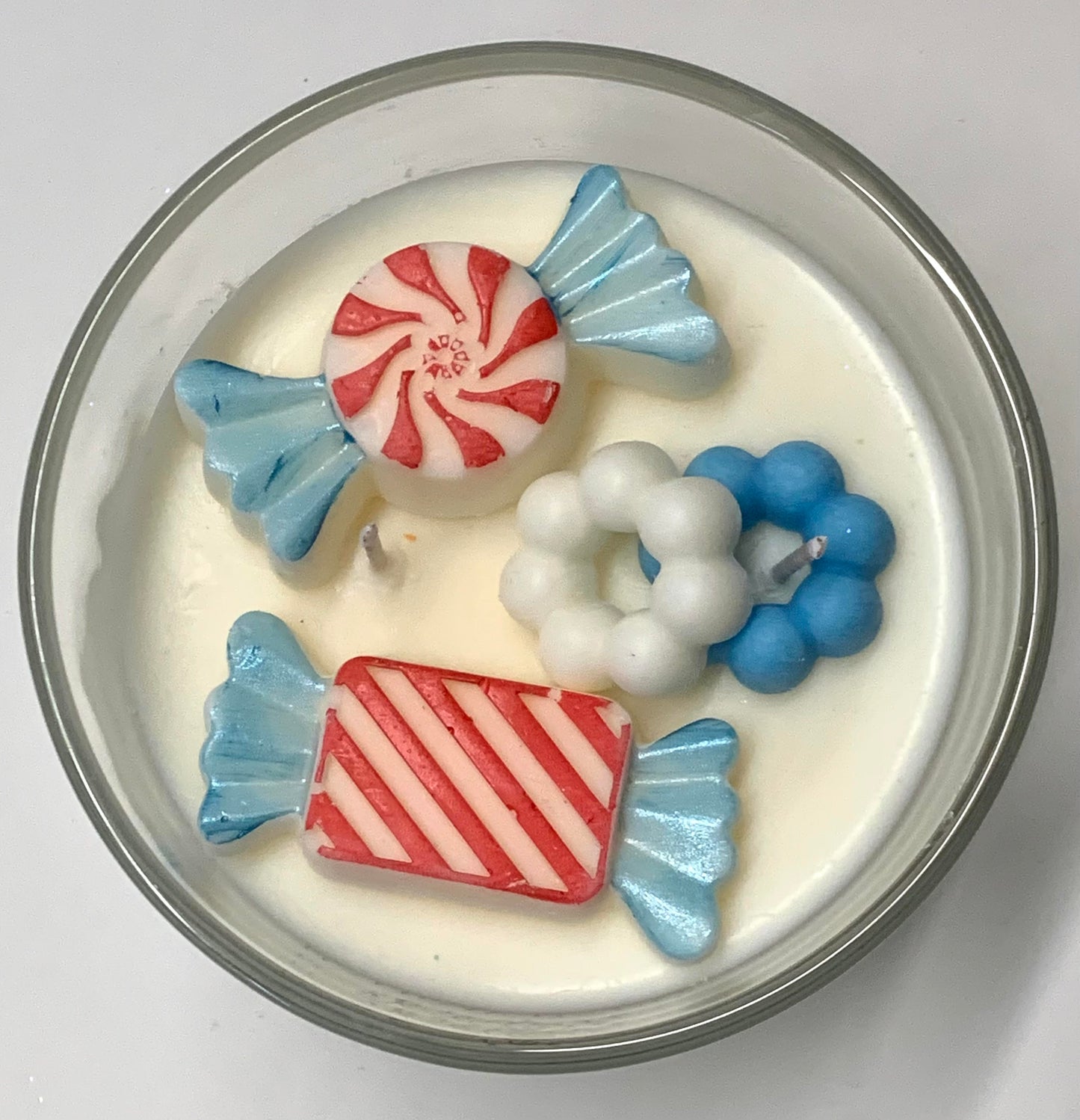 3D Peppermint Candle