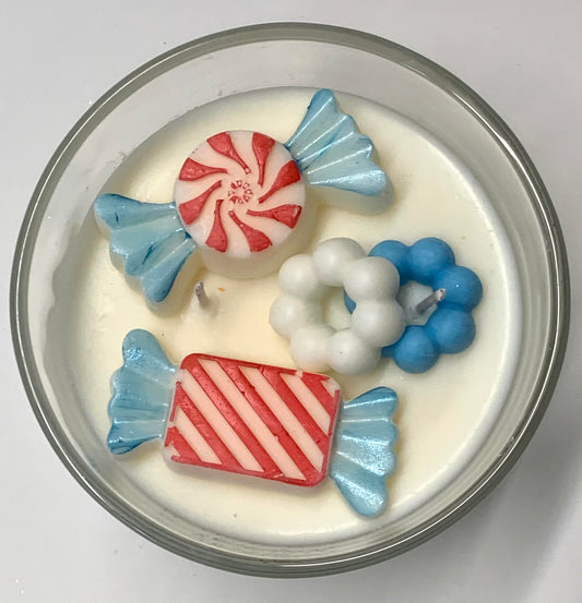 3D Peppermint Candle