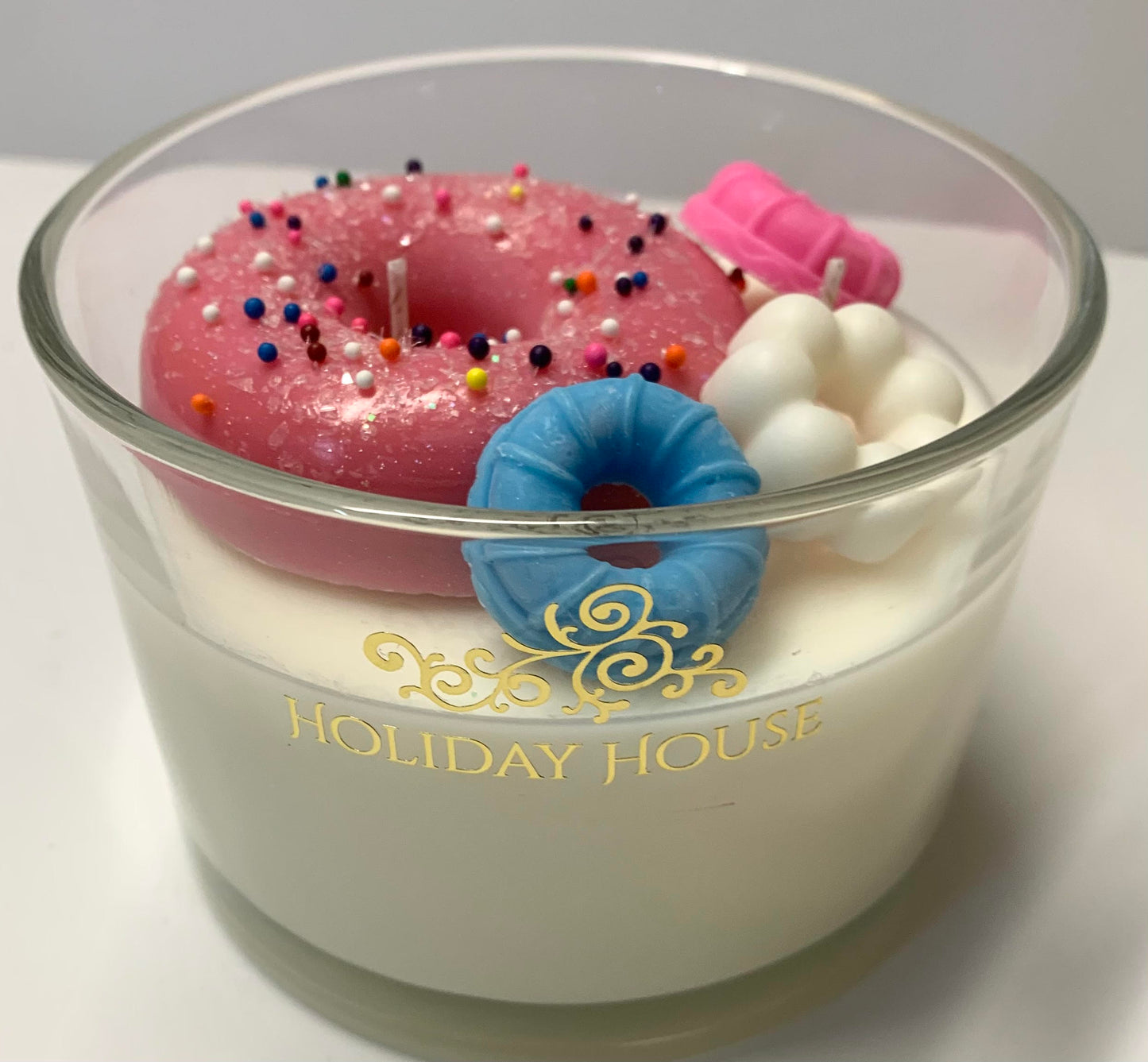 3D Pink Treats Candle