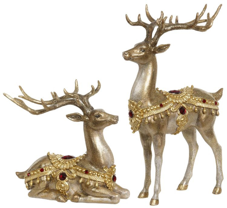 Elegant Deer 12'' (set of 2)